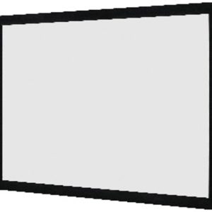 Ecran video cadre aluminium translucide ou blanc