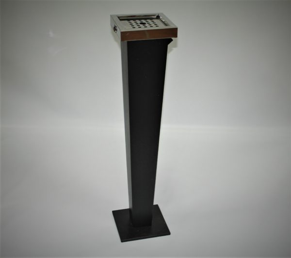 Cendrier métallique Design sur pied
