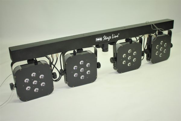 Projecteur led sur pied + pédale 4*7 led de 3W